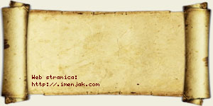 Tamara Caranović vizit kartica